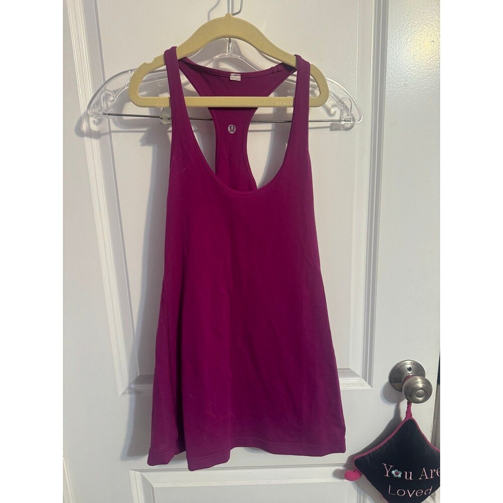 lululemon Fuschia CRB Tank